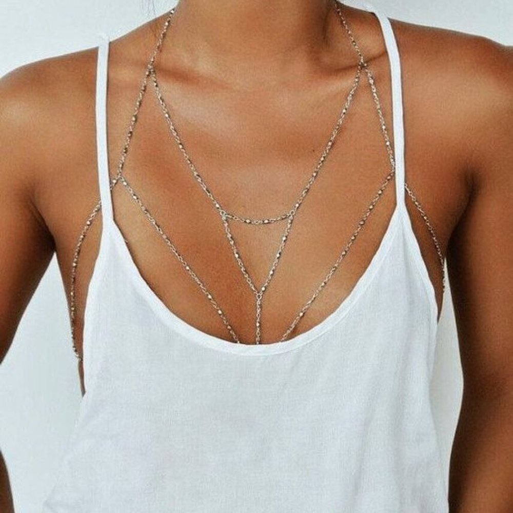Lili Claspe Silver Body Chain